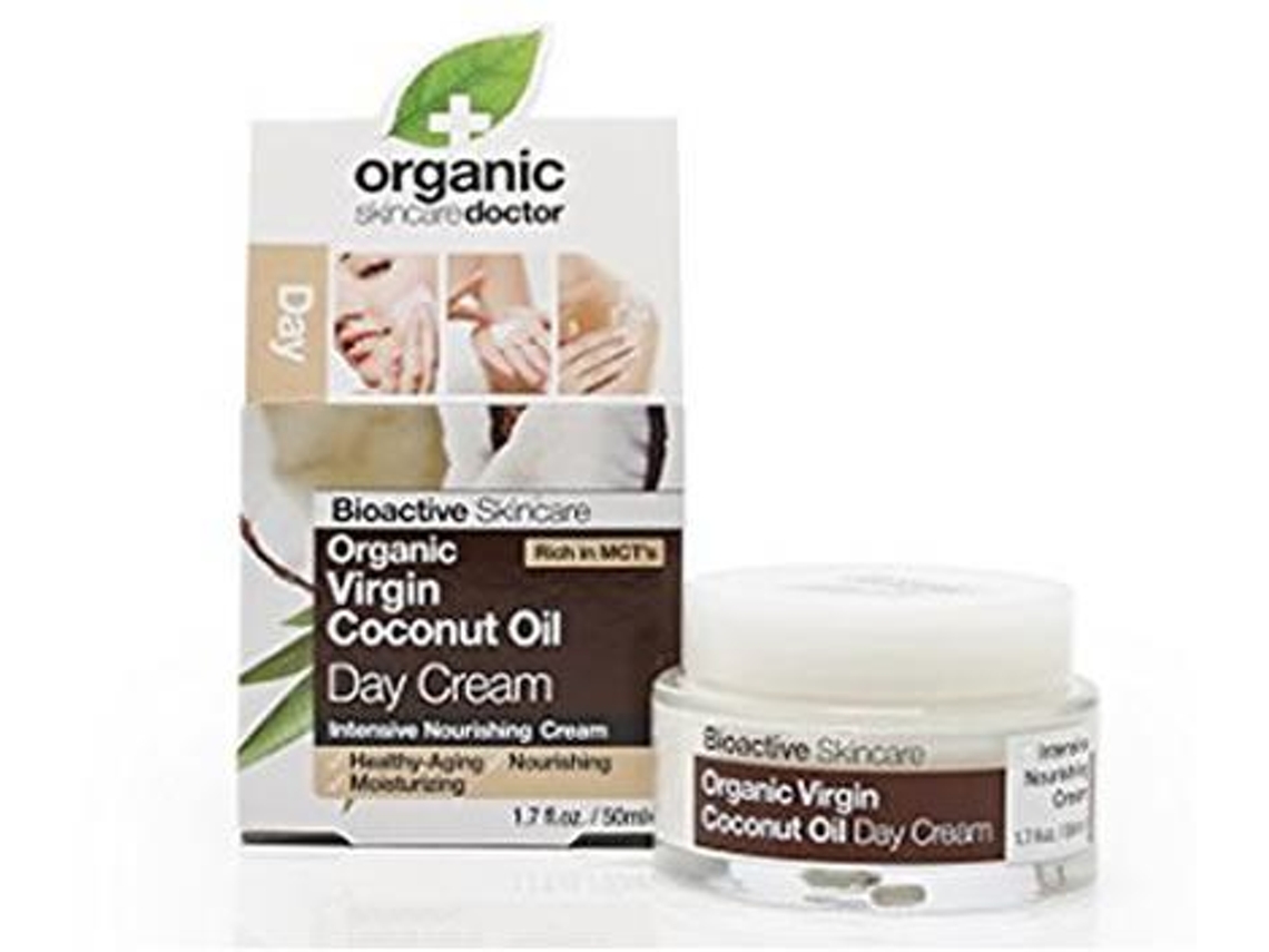 Crema de Día DR. ORGANIC Aceite de Coco Virgen Bio (50 ml)