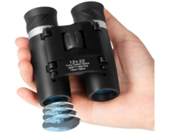 Mini binoculares compactos para niños y adultos, ideal para caza, observación de aves, conciertos, deportes y actividades al aire libre, color negro USHION