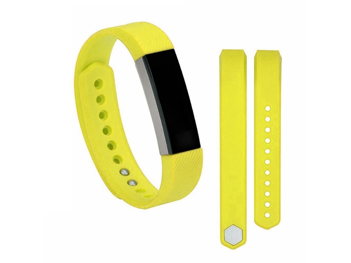 Cinto De Pulso De Silicone Para Fitbit Alta/alta Hr, Ajustável, Resistente Ao Suor E Àgua, Design Estiloso
