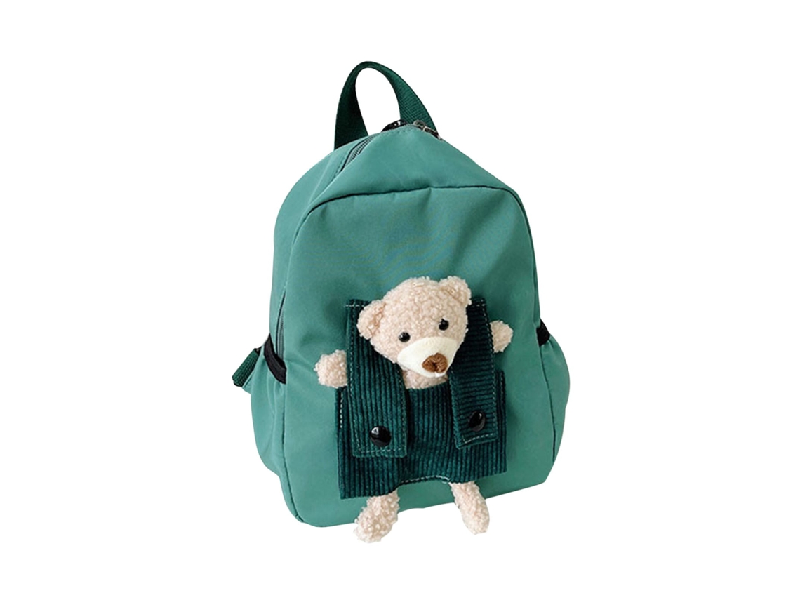  Mochila de Estudante DIGITALLAB Para Niños, Linda Caricatura, Fácil De Llevar, Peso Ligero (Verde)
