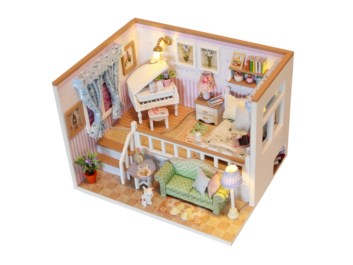 Modelo 3d De La Habitación En "meeting You", Con Luces Led, 17x14x12 Cm
