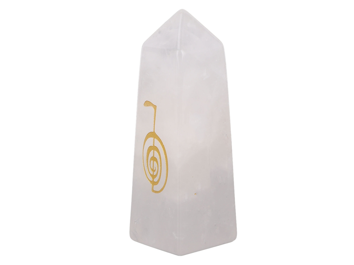 Varita De Cristal En Torre De 4 Lados, Columna De Piedra De Cristal Para El Hogar Y La Oficina.