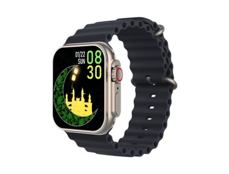 Smartwatch Ultra 8 49mm Llamada Bluetooth Pantalla de 2.02 Pulgadas Carga Inalámbrica Fitness Negro