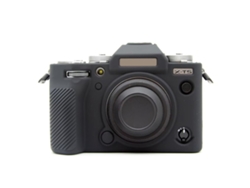 Funda protectora de silicona suave para Fujifilm X T5 negra Zruxe