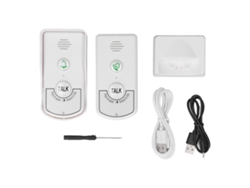 Intercomunicador Inalámbrico Bidireccional Resistente Al Agua Con Luz Indicadora