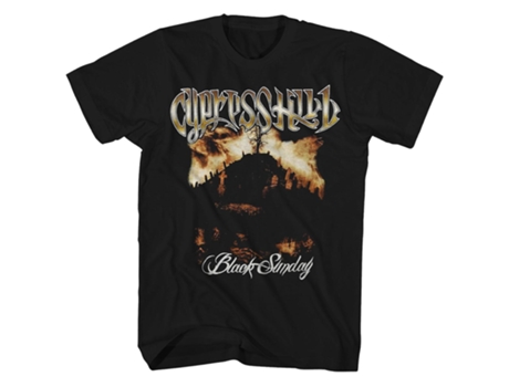Camiseta ROCKINSTONE de Cypress Hill, arte del álbum de domingo negro, Camiseta ROCKINSTONE de Cypress Hill (XL)