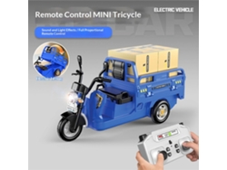Mini Triciclo Rc Rojo 2.4g Infantil Control Remoto Sonido Led Tres Movimientos Adornos Regalo Vehículos Juguetes