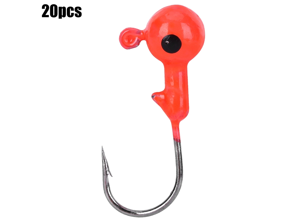 20pcs Anzol De Pesca Profissional De Alta Resistência Anti-corrosão Compacto Ferramenta Para Pesca Ao Ar Livre