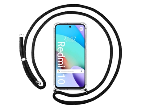 Carcasa Xiaomi Redmi 10 TUMUNDOSMARTPHONE Colgante Negro