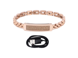Pulsera Inteligente De Acero Pulsera Rastreador De Actividad Física Recordatorio De Llamadas Impermeable Magnético