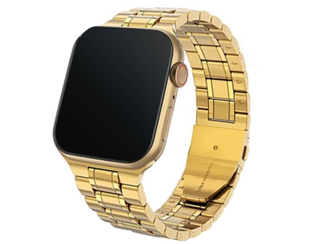 Correa Apple Watch 41mm / 40mm y 38mm Eslabones Acero Inoxidable Dorado AVIZAR