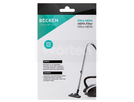 Filtro para Aspirador HEPA BECKEN - REFª 5210