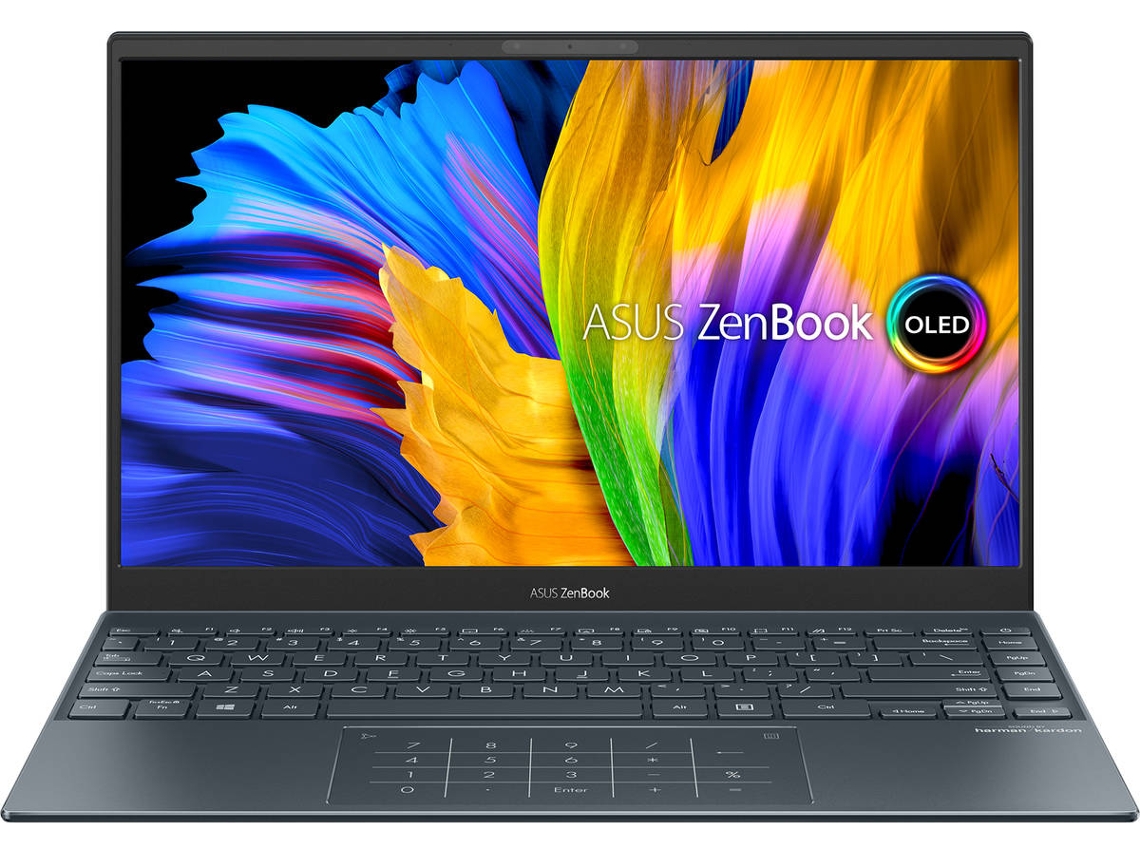 Portátil ASUS ZenBook 13 UX325EA-KG655W (13.3'' - Intel Evo Core i7-1165G7 - RAM: 16 GB - 512 GB SSD - Intel Iris Xe Graphics)