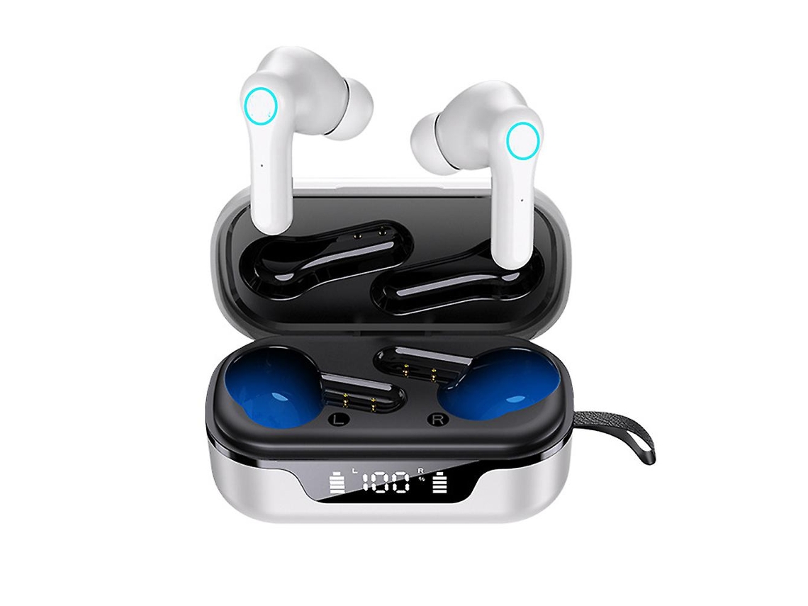 Auriculares Bluetooth True Wireless YDCY Auriculares 5.1 Auriculares Pantalla LED con cancelación de ruido Auriculares intrauditivos