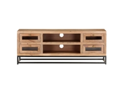 Maison Exclusive - Mueble De Tv De Madera Maciza De Acacia 110x30x40 Cm