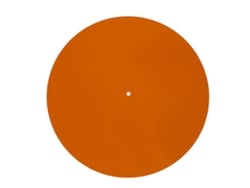 Tapete De Acrílico Para Tocadiscos Reduce Ruido, Mejora La Calidad Del Sonido, Tapete Antiestático Para Discos Lp, 12 Pulg. Naranja