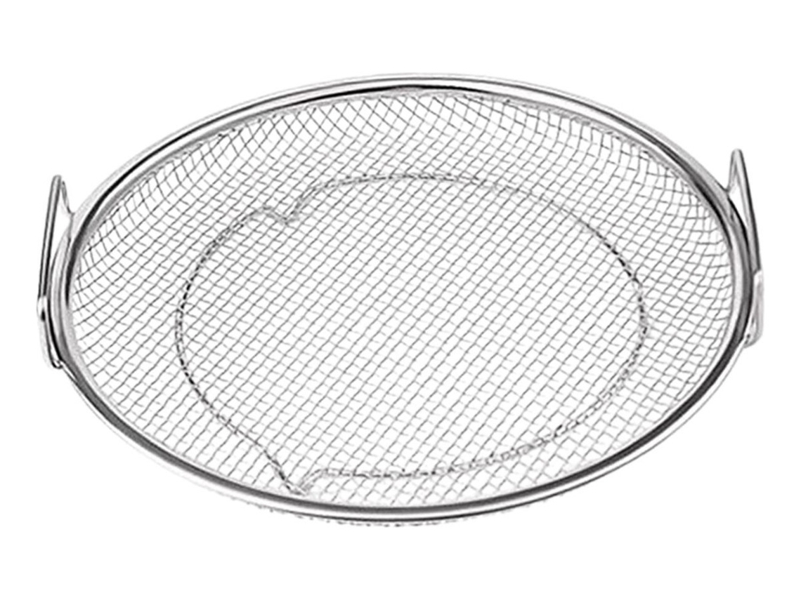 Cesta de vapor antiescaldamiento roja de 20 cm con asas lowmoose