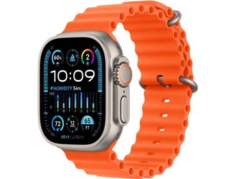 APPLE Watch Ultra 2 GPS+Cellular 49 mm con Correa Ocean Naranja