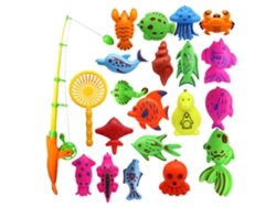 Juego De 22 Piezas De Juguetes Magnéticos De Pesca, Playa Y Baño, Verano Para Bebés