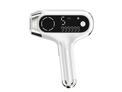 Dispositivo de depilación IPL con 5 niveles de intensidad, 999.999 destellos y pantalla LED para resultados duraderos - Plateado Jytgalx