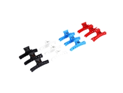 12pcs Pinzas De Peluquería De Plástico Para Salón, Accesorios De Pelo Para Peinado Y Estilismo