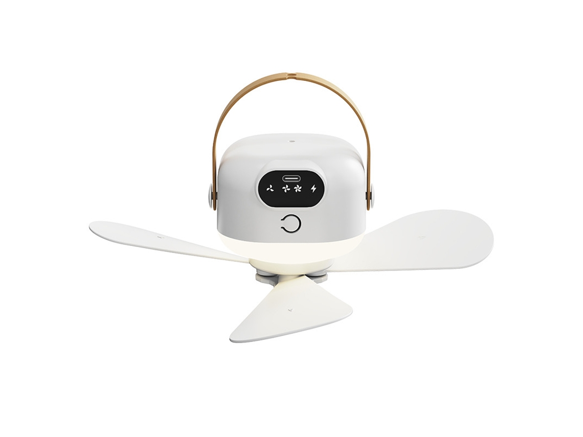 Ventilador colgante USB portátil CZHHMART con luz nocturna