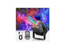 Proyector Láser De Escenario Con Sonido Activado, Fondo Led Para Iluminación Ambiental, Control Remoto Con Modo De Funcionamiento Automático, Múltiple