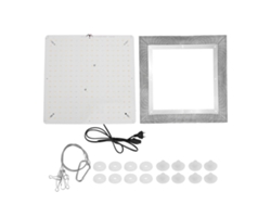 2026-luz De Crecimiento Led 256leds 4000k Blanco Rojo Con Cubierta Reflectora Y Cuerda De Suspensión De Acero Para Plantas Interiores