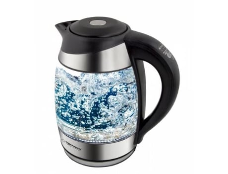 Esperanza Ekk026 Hervidor eléctrico 1,7 L 2200 W Transparente Negro