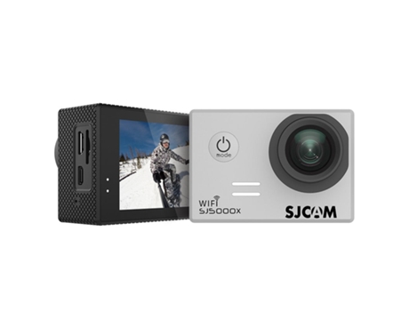 Action Cam SLOWMOOSE Impermeable Wi-Fi 4K 24Fps/2K 30 Fps Plateado