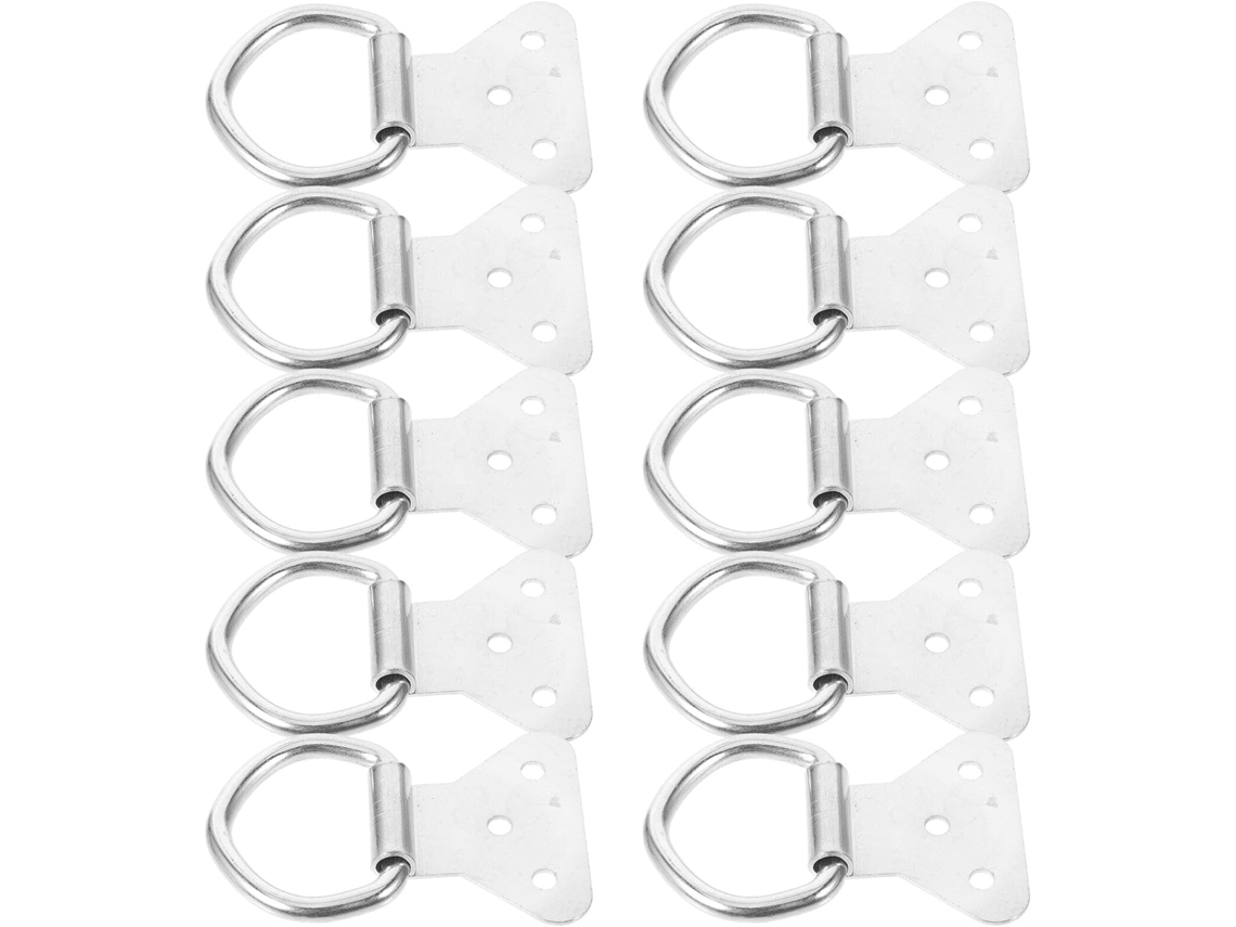 Juego De 10 Ganchos Plateados Para Marcos De Fotos, Soportes De Pared Resistentes.