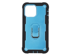 Capa De Armadura Com Suporte Para Iphone 13 Pro Max Case De Proteção Anti-ranhuras Preto Azul