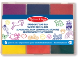 Jogo de Mesa MELISSA & DOUG Rainbow Stamp Pad (2 Anos)