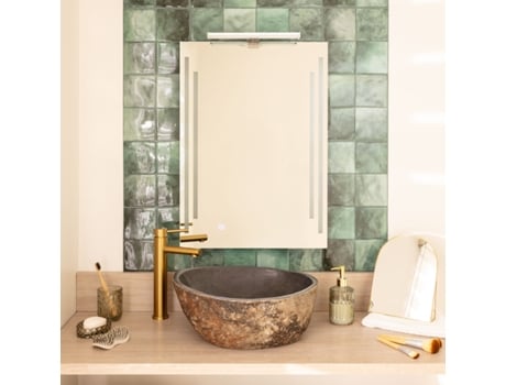 Espejo para Baño LEDKIA con Luz LED y Antivaho Taif (70x50 cm)