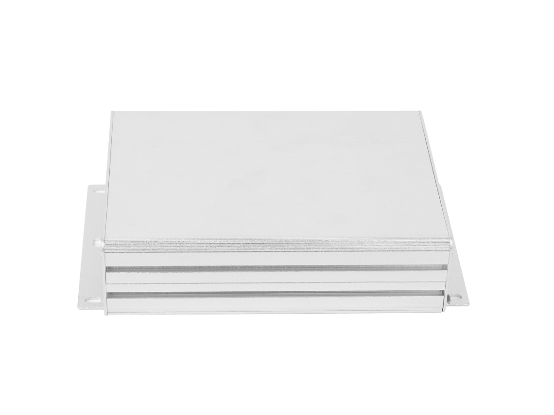 2026as-caja De Aleación De Aluminio Para Decoder Caja De Enclosure Electrónico 45x122x160mm Arena Plata