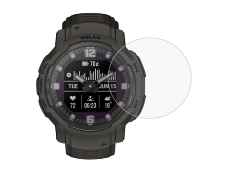 Protector de pantalla de película de vidrio templado para reloj inteligente Garmin Instinct Crossover