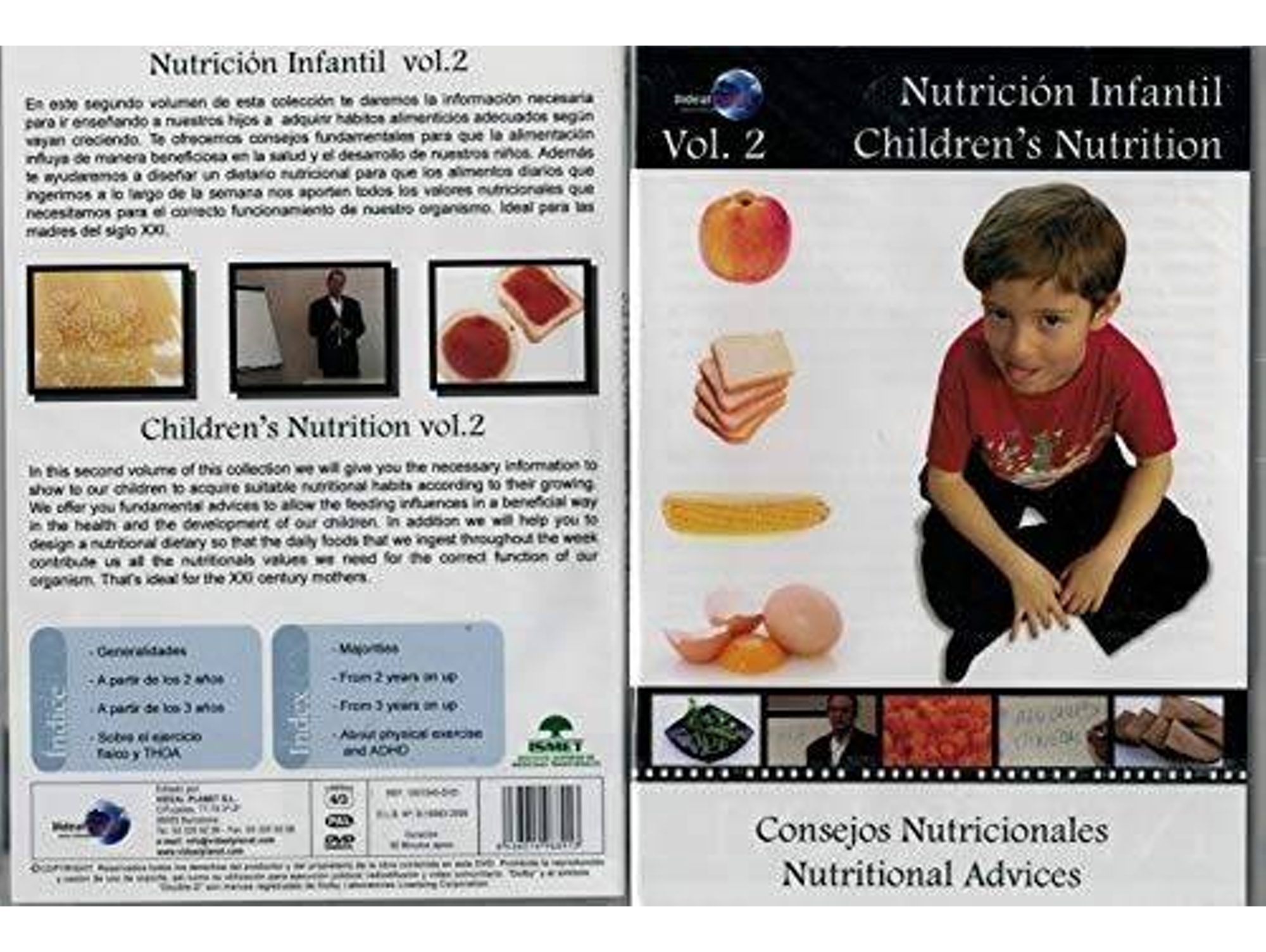 DVD Nutrición Infantil Vol 2 Children´S Nutrition Estuche Fino