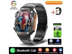Nuevo reloj inteligente con rastreador GPS militar para Android, resistente al agua IP68, con batería de 650 mAh y Bluetooth para adultos Ly Ebike