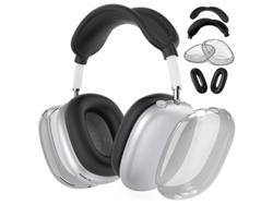Kit De Protección Compuesto Por Cuatro Fundas De Tpu Negras Y Resistentes, Compatibles Con Los Airpods Max De Primera Y Segunda Generación.