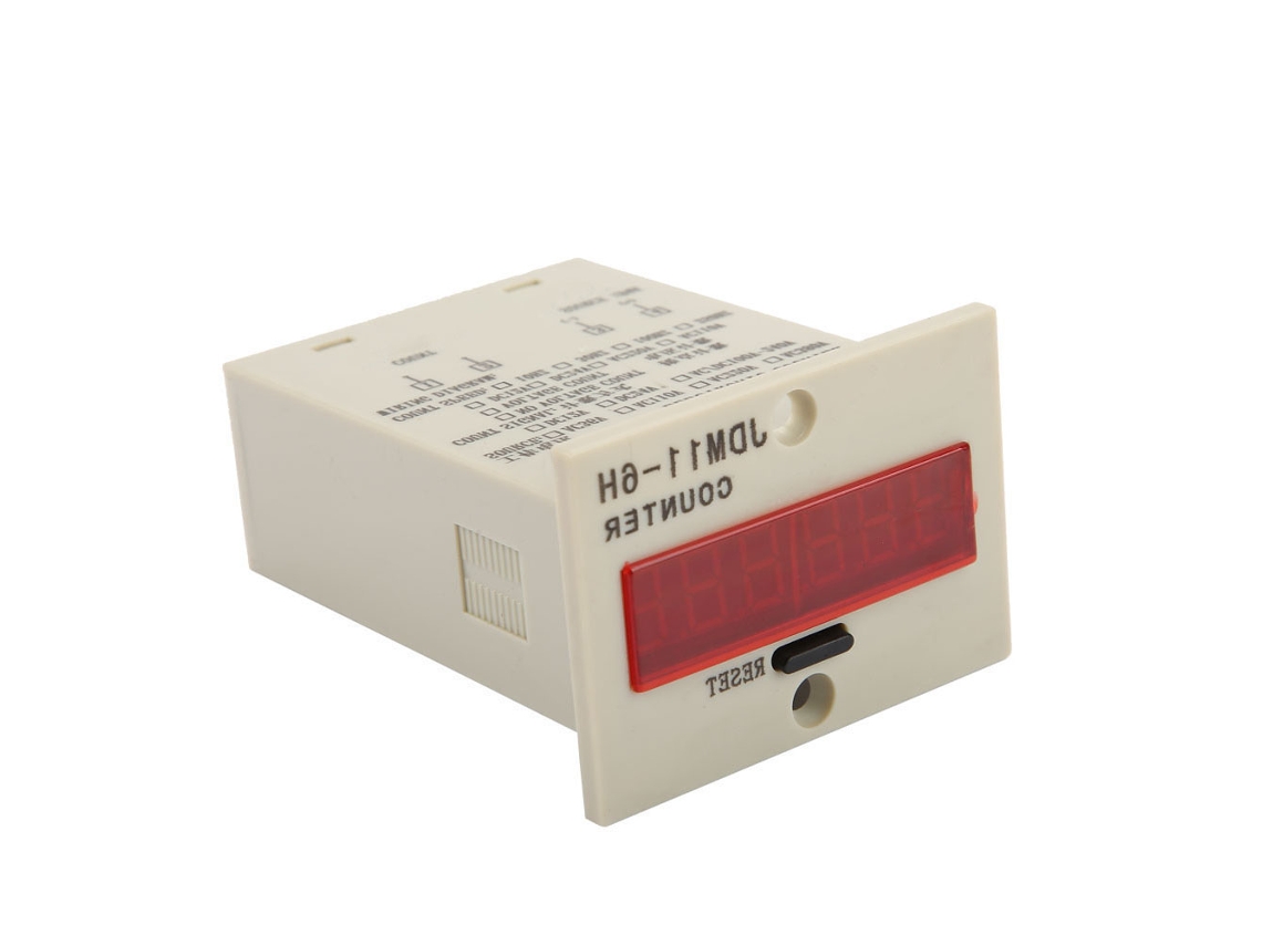 Contador Eletrônico De 6 Dígitos Display Jdm11-6h Dc 12v