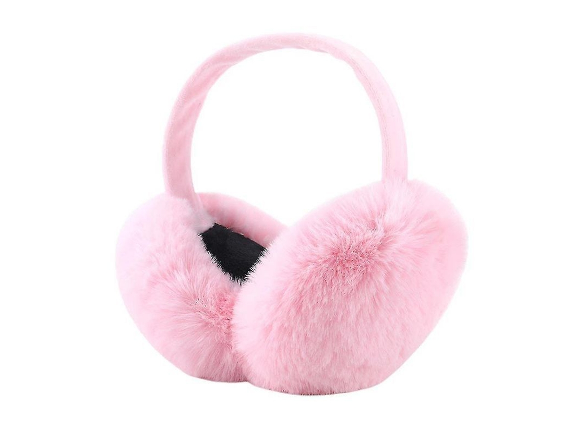 Auriculares De Felpa Para Mujeres Y Niñas Con Aberturas Desmontables Y Almohadillas Para Calentar Las Orejas.