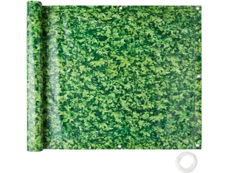 Revestimiento para Balcón Versión 1 TECTAKE (Verde -Polipropileno-600 x 90 x 0,5 cm)