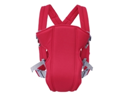 Portabebés Para Recién Nacidos Y Bebés, Mochila Transpirable Delantera Y Trasera, Sujetador Ajustable (rojo)