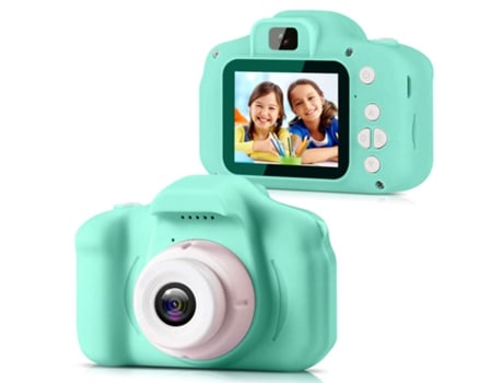 Cámara Digital Compacta TURMIN X2 Nivel de Entrada para Niños 2 Pulgadas 13Mp Regalo para Niños Verde
