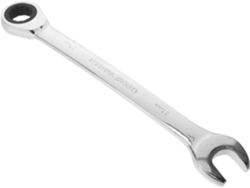 Llave De Carraca De Doble Cabezal De 21 Mm, Llave Combinada Métrica, De Acero, Herramienta Reversible Para Reparación De Motocicletas.