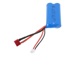 Batería Para Coche Rc De 7,4 V Y 1500 Mah, 15c, Con Protección Contra Sobrecarga Y Conector T Para Wltoys 12428 Y 12423.