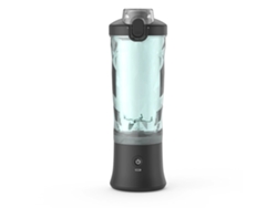 Batidora Negra 600ml 6 Cuchillas Inox Usb Portátil A Prueba De Agua Shaker Slushy