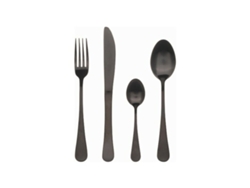 Cubertería Bergner Munich Black Matt Acero Inoxidable (24 pcs)