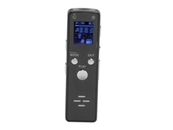 Grabadora De Voz Digital Con Reducción De Ruido, 64 Gb, Reproductor Mp3 Portátil Para Reuniones Y Clases.