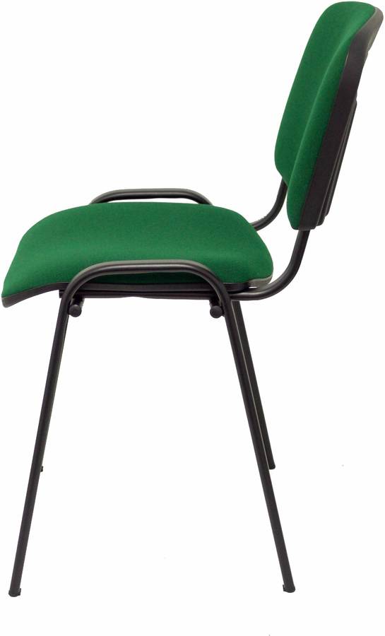 Conjunto De 4 sillas confidente piqueras y crespo alcaraz verde oscuro tejido pack